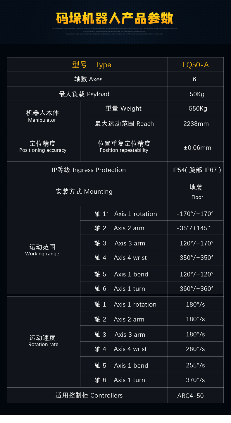 码垛搬运机器人